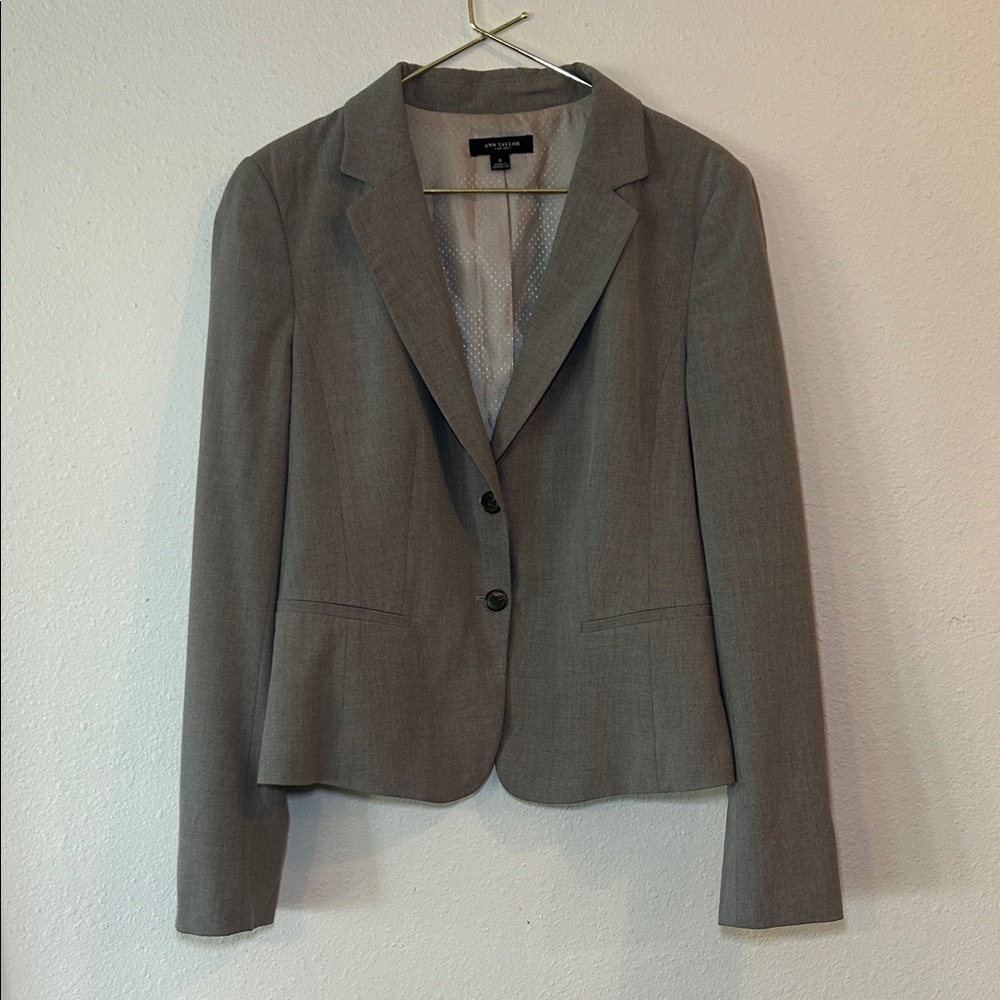 Ann Taylor Elegant Gray Women's Blazer